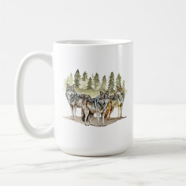 Wolf Mug (Left)