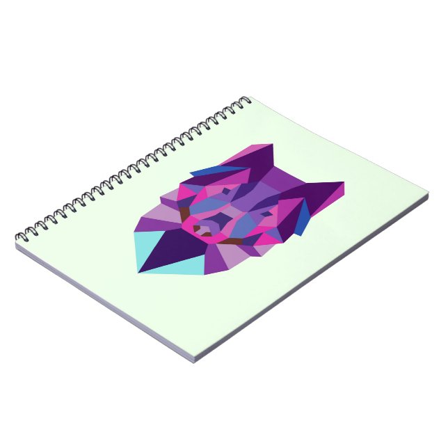 Wolf Notebook (Left Side)