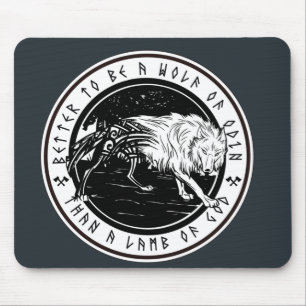 Wolf Of Odin Mouse Pad