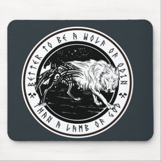 Wolf Of Odin Mouse Pad