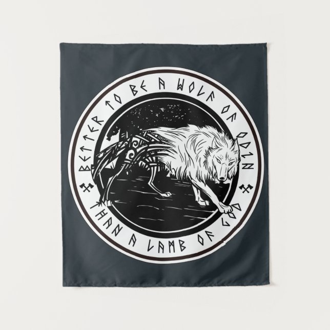 Wolf Of Odin Tapestry (Front)