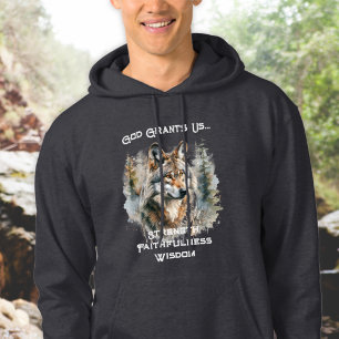 Wolf of Strength Christian Hoodie