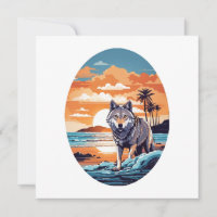 Wolf on the Beach