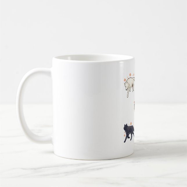 wolf pack coffee mug (Left)
