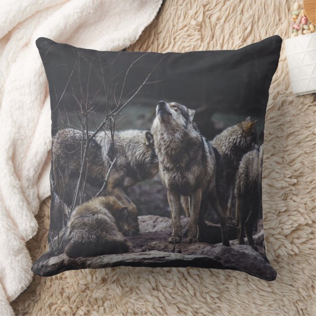 Wolf Pack  Cushion (Blanket)