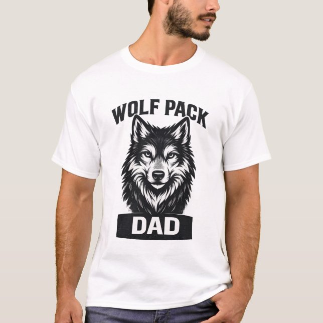 Wolf Pack Dad t-shirt (Front)