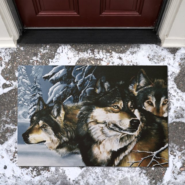 Wolf Pack Doormat (Creator Uploaded)