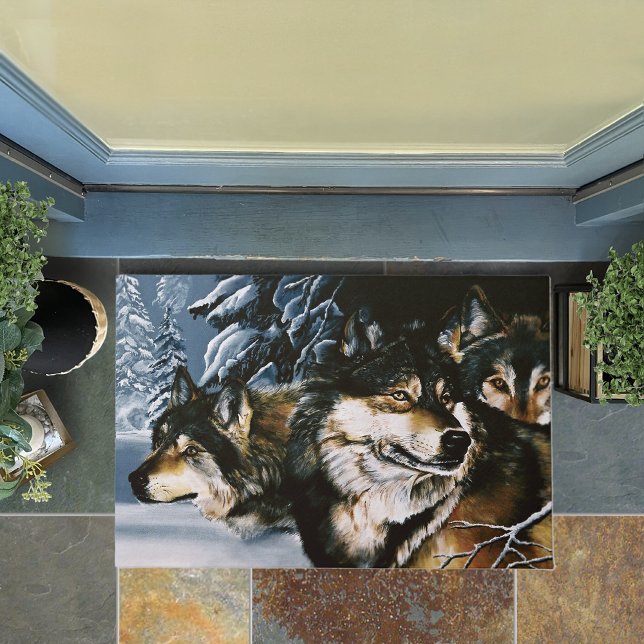 Wolf Pack Doormat (Creator Uploaded)