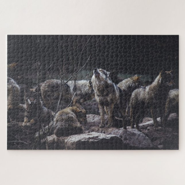 Wolf Pack Jigsaw Puzzle (Horizontal)