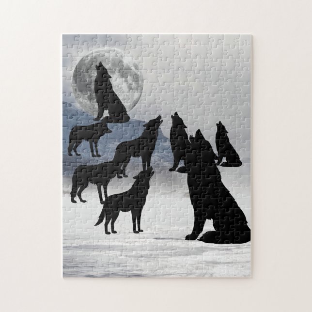 WOLF PACK JIGSAW PUZZLE (Vertical)