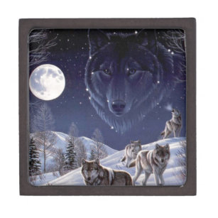 Wolf Pack Keepsake Box