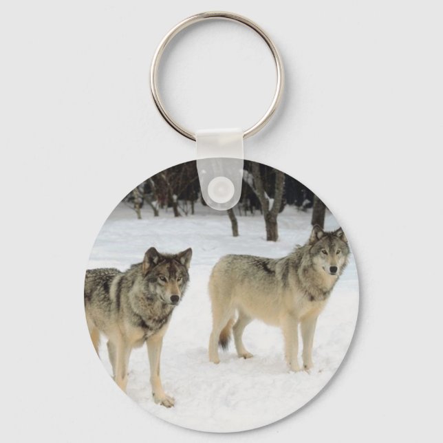 Wolf Pack Key Ring (Front)