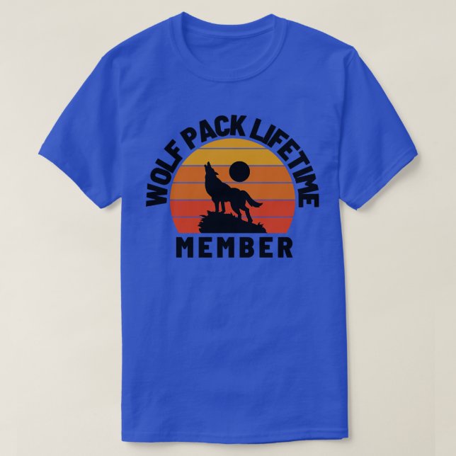 Wolf Pack Lifetime Membership 31 T-Shirt (Design Front)
