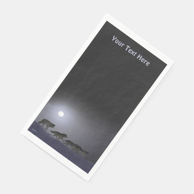 Wolf Pack Napkin (Corner)