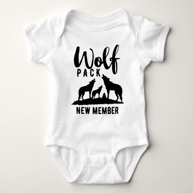 Wolf Pack New Member Tribal Kid Baby Shirt (Front)
