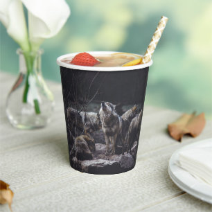 Wolf Pack Paper Cups
