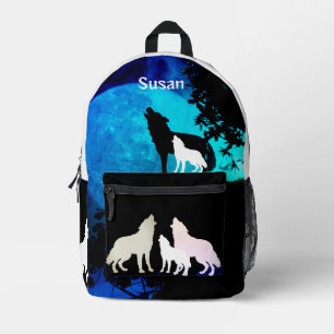 Wolf pack Print Cut Sew Bag