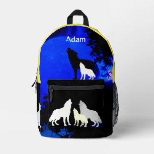 Wolf pack Print Cut Sew Bag