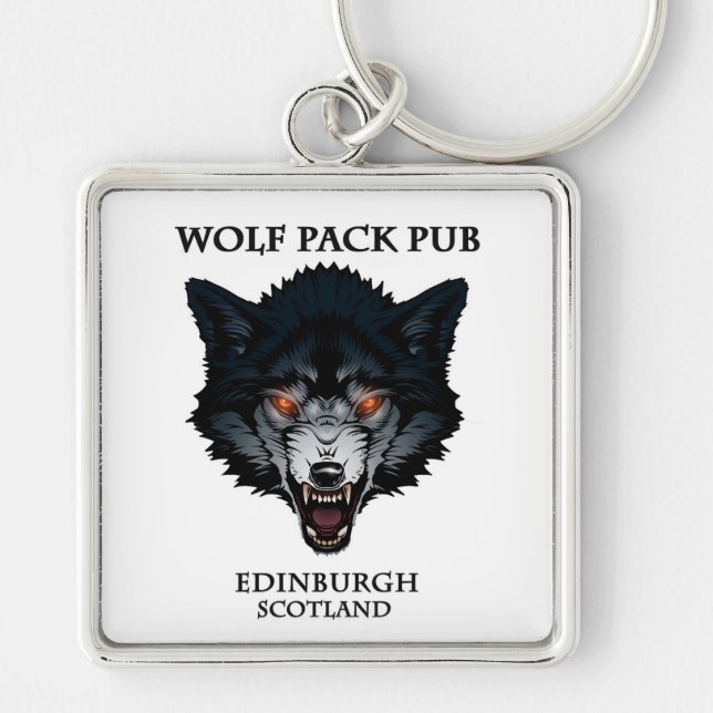 Wolf Pack Pub Keychain (Front)