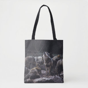 Wolf Pack Tote Bag