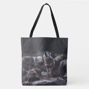 Wolf Pack Tote Bag