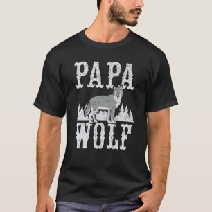 Wolf Pack Werewolf Wolfgang Wildlife Animal Papa W T-Shirt