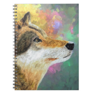 Wolf Painting Notebook – Stunning Wildlife Art