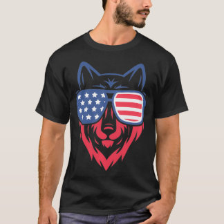 Wolf Patriotic Pullover