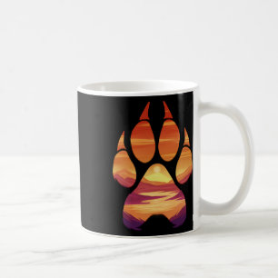Wolf Paw Mountains Gift For Hikers Club Mountainee Coffee Mug