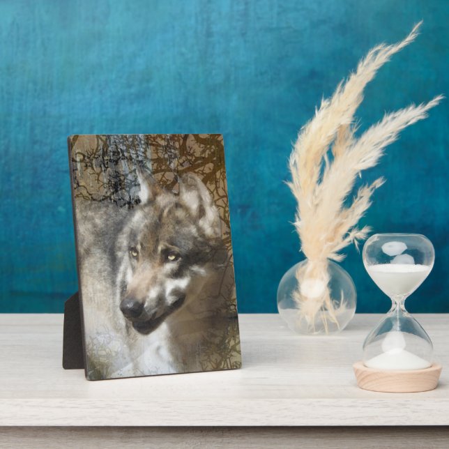 wolf plaque (Side)