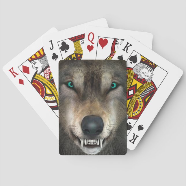 Wolf Playing Cards (Back)