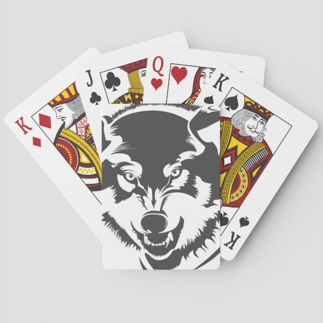 Wolf Playing Cards (Back)