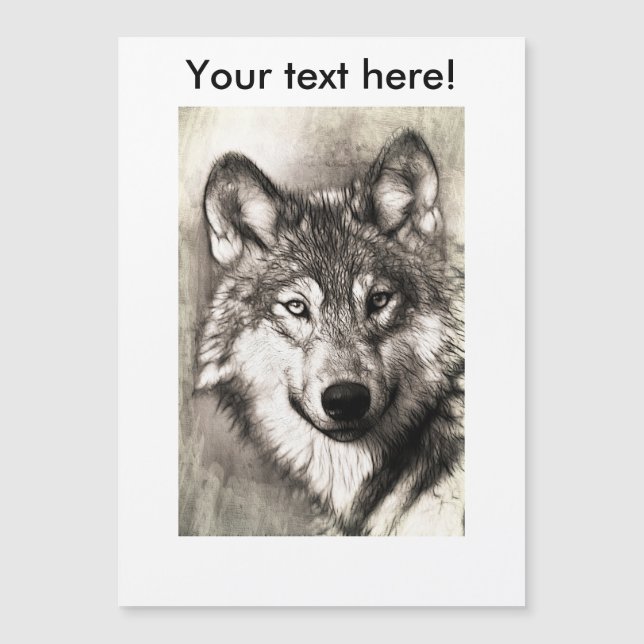Wolf portrait (Front)