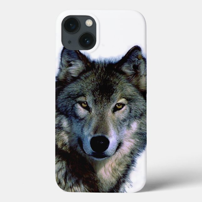 Wolf Portrait Case-Mate iPhone Case (Back)