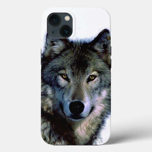 Wolf Portrait Case-Mate iPhone Case (Back)