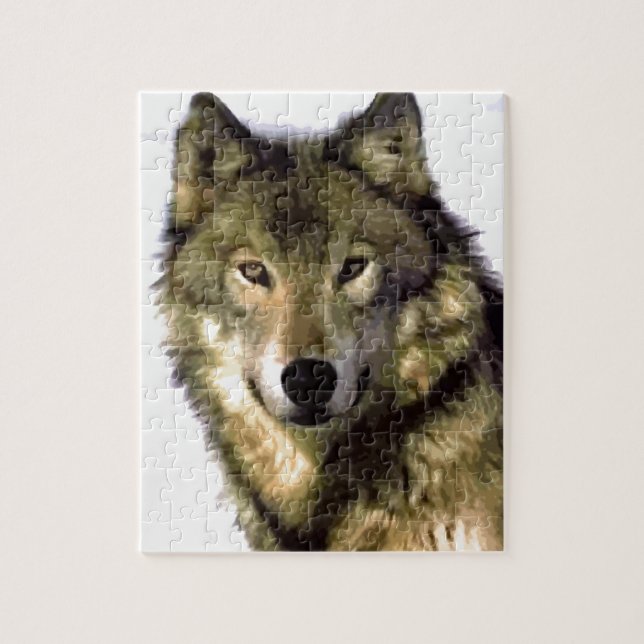 Wolf Portrait Jigsaw Puzzle (Vertical)