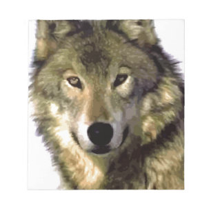Wolf Portrait Notepad