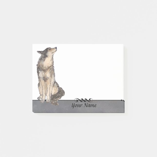 Wolf Post-It Notes (Front)