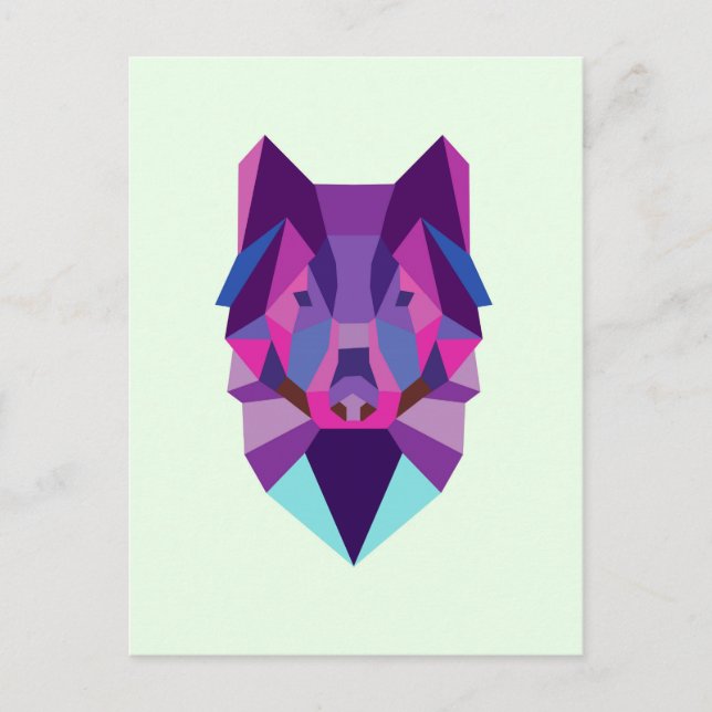 Wolf Postcard (Front)