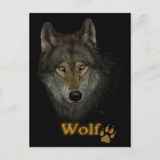 Wolf postcard