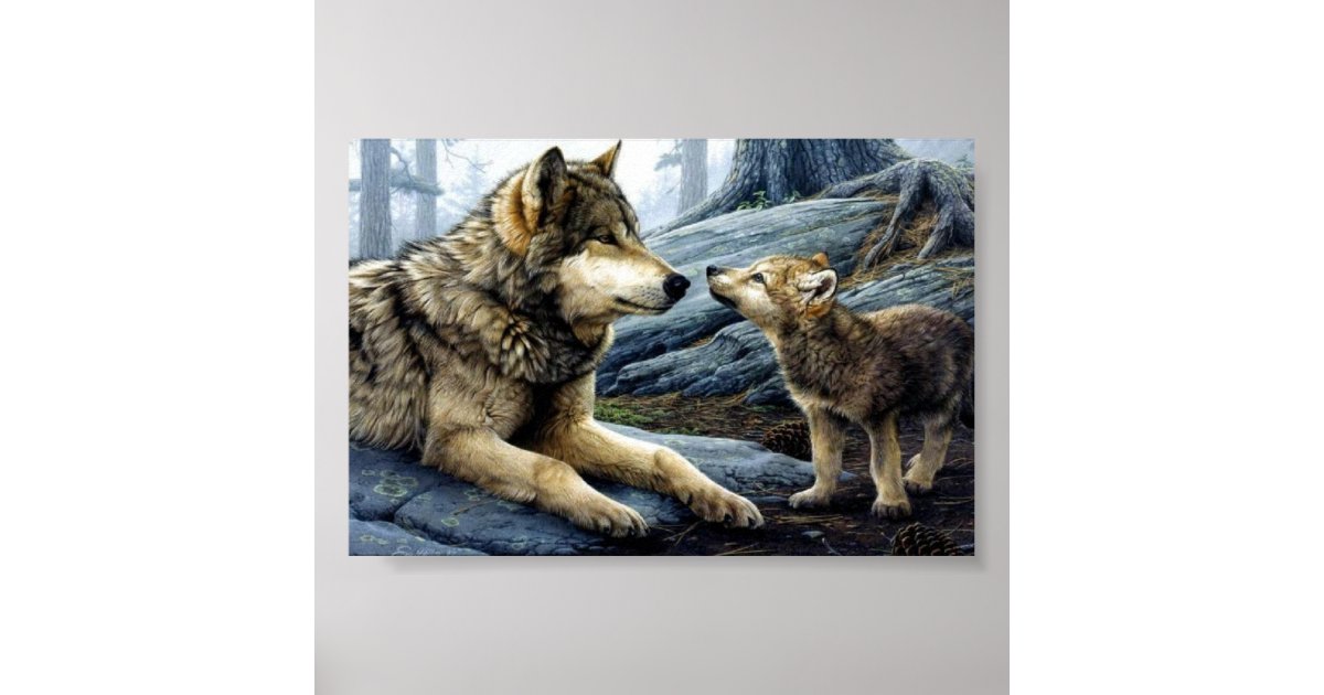 Wolf Poster | Zazzle.com.au
