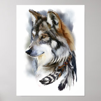 Wolf Posters | Zazzle.com.au