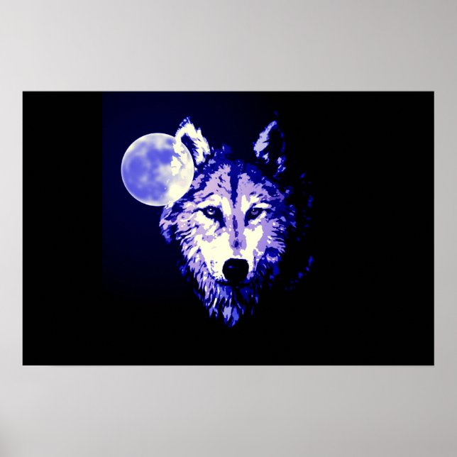 Wolf Poster Print - Wolves Posters (Front)