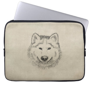 Wolf Power Laptop Sleeve