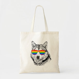Wolf Pride Sunglasses Tote Bag