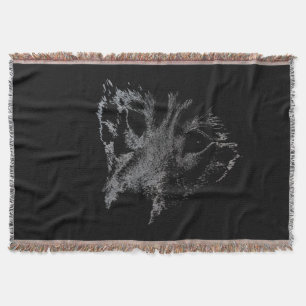 Wolf Pup Blanket Husky Wolf Pup Throw Blanket