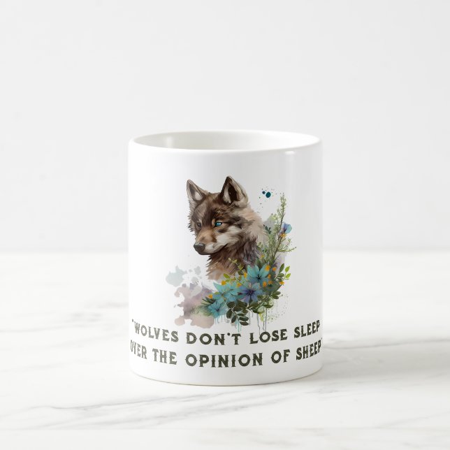 Wolf Quote Coffee Mug (Center)