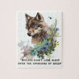 Wolf Quote Jigsaw Puzzle