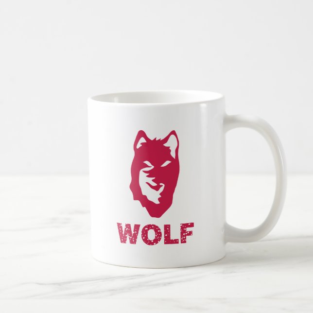 Wolf (Red) Coffee Mug (Right)