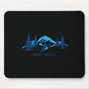 Wolf ridge north carolina ski resort skiing skier  mouse pad